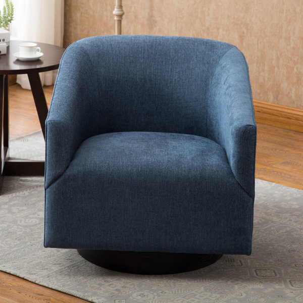 AllModern Donovan Upholstered Swivel Barrel Chair & Reviews Wayfair